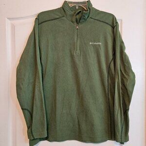 Columbia Men's Half Zip Fleece Pull-Over Sweatshirt Size Medium